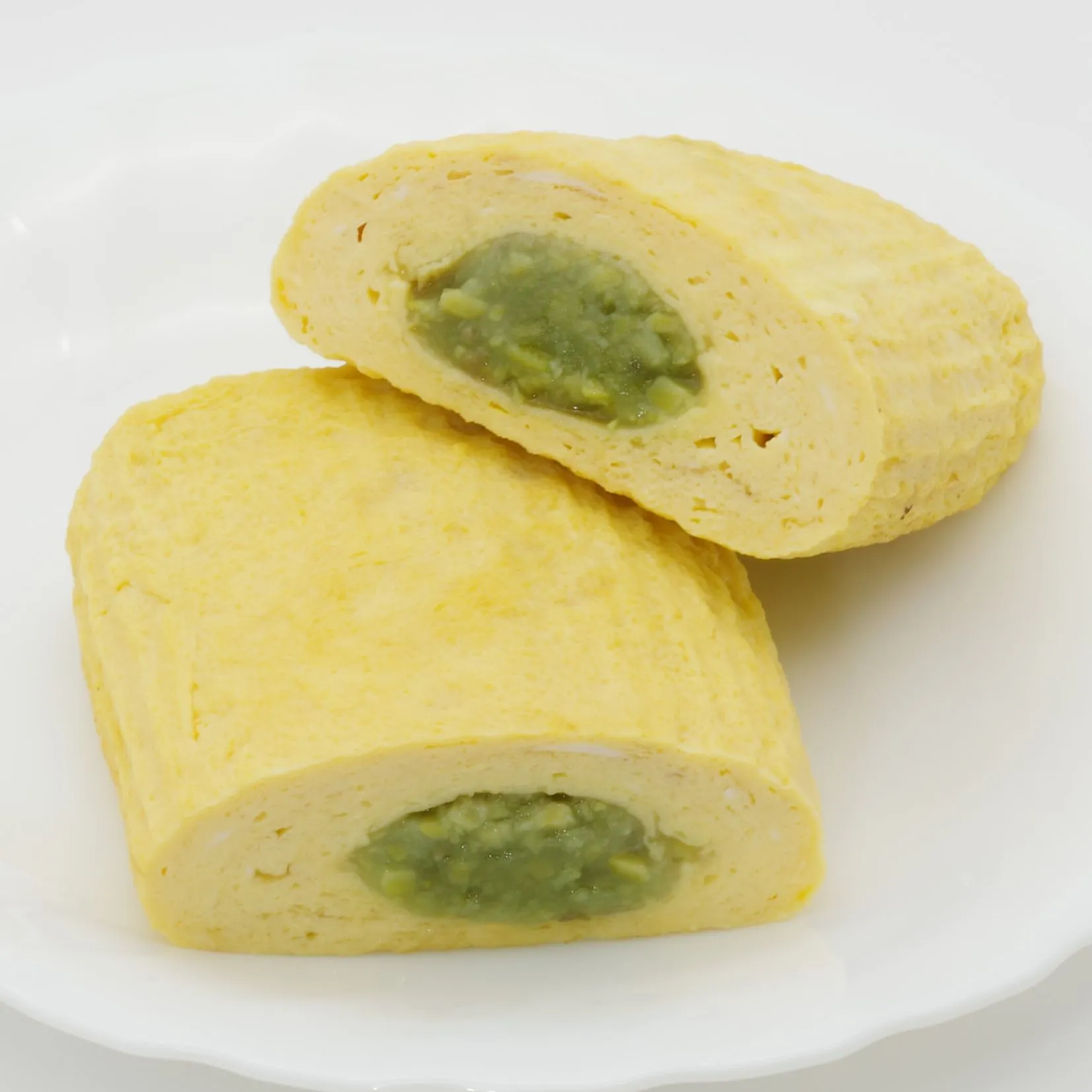 だし巻き玉子　ずんだ餡