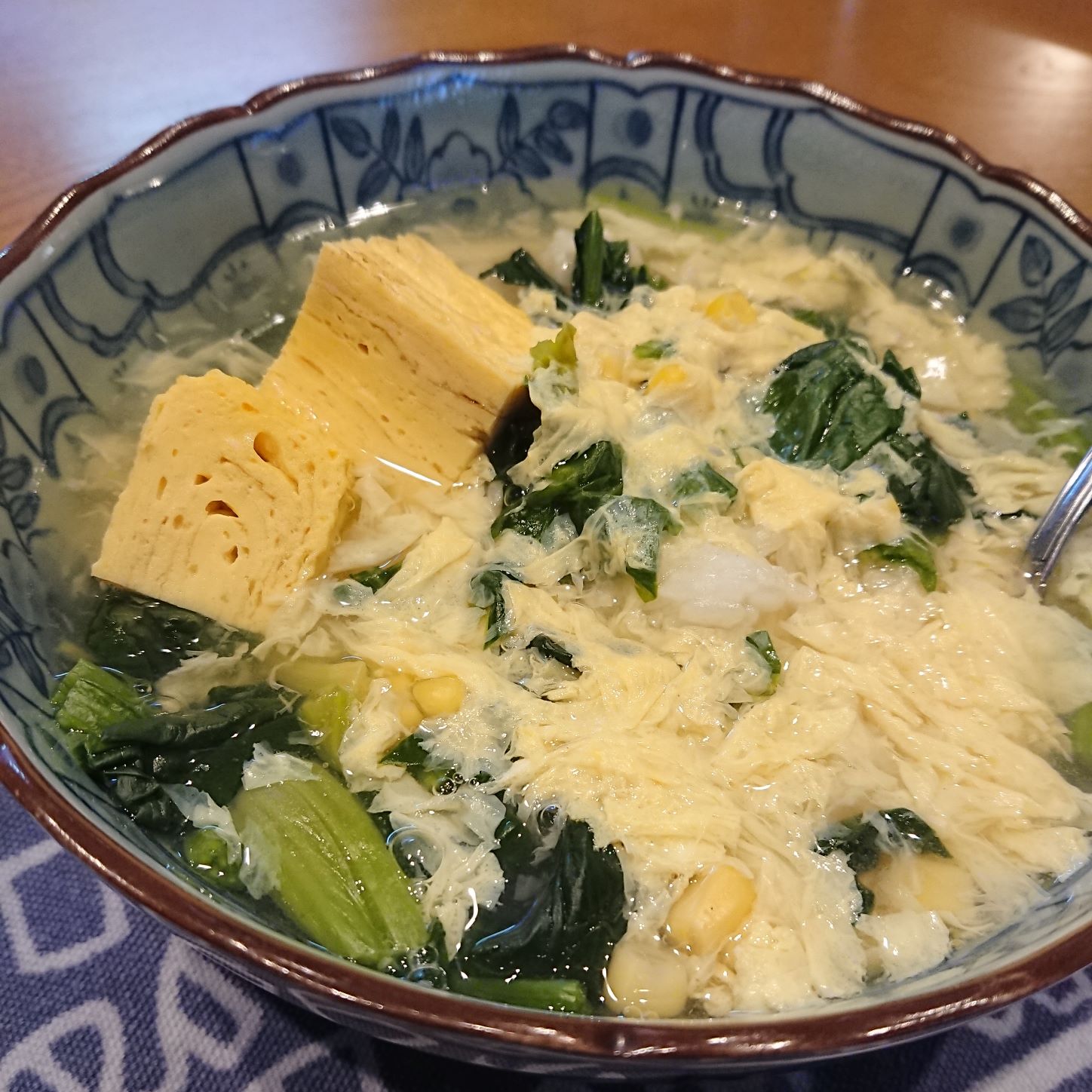 たまご雑炊withだし巻き玉子 玉子雑炊 だし巻き玉子