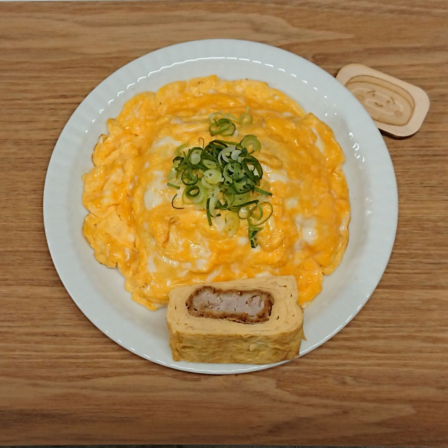 豚ヒレカツだし巻き玉子feat.オムピッピ飯